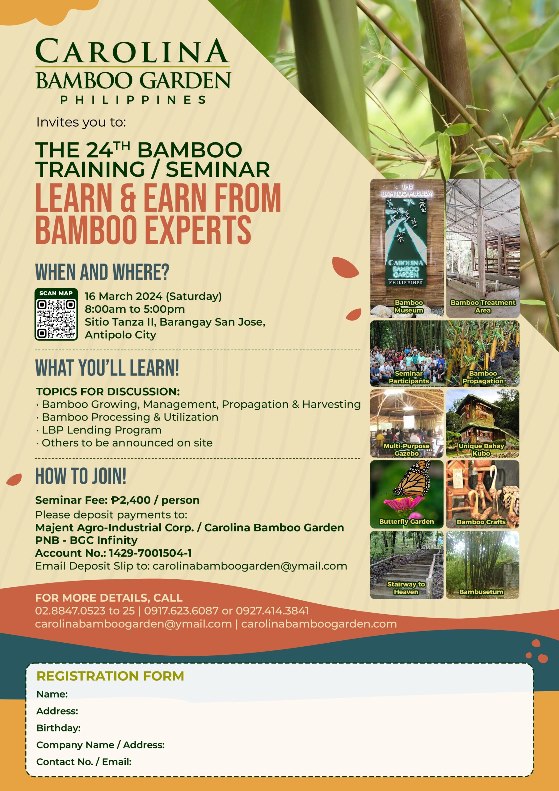 Learn and Earn from Bamboo Experts | Carolina Bamboo Garden
